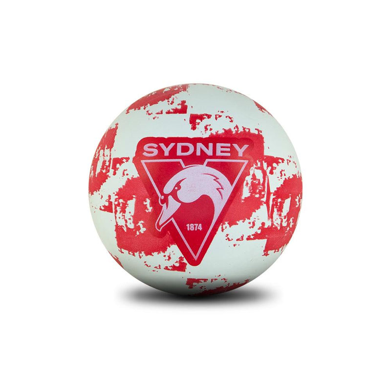 SYDNEY SWANS SHERRIN TEAM HIGH BOUNCE BALLS AFL BALL GAMES TOYS FOOTBALL