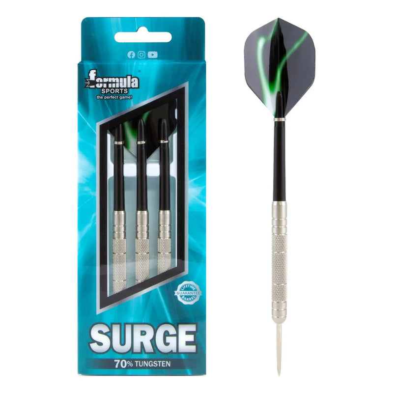 surge 70% tungsten, darts, dart accessories, formula