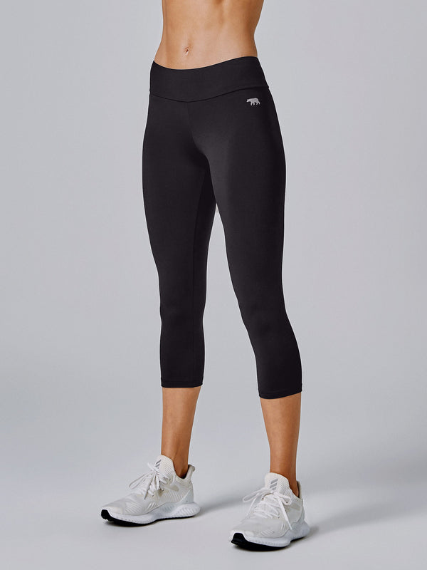 Womens Activewear 3/4 Leggings. Running Bare Fight Club Tights