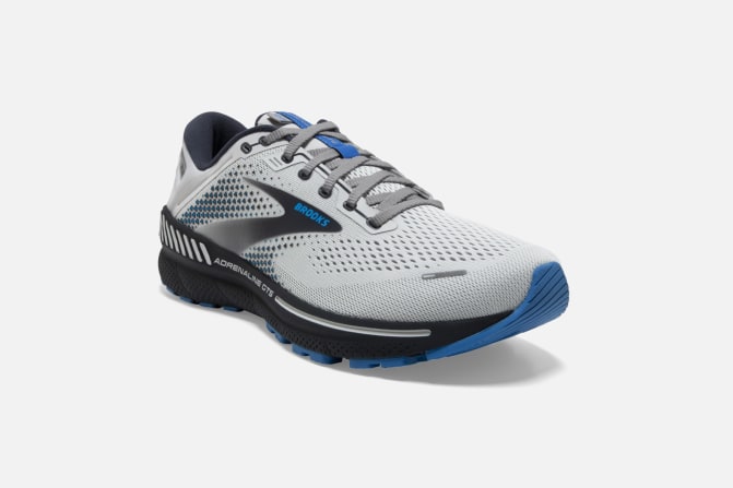MENS ADRENALINE GTS BROOKS OYSTER INDIA INK BLUE MENS RUNNING SHOES