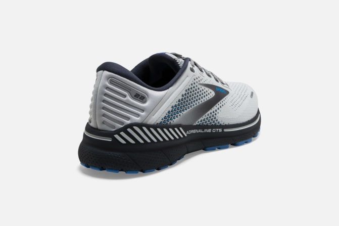 MENS ADRENALINE GTS BROOKS OYSTER INDIA INK BLUE MENS RUNNING SHOES