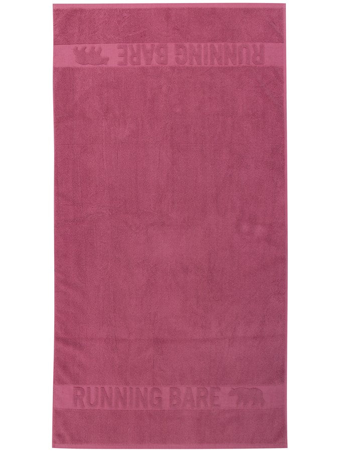 RUNNING BARE HIT THE MAT GYM TOWEL ROSEWOOD COTTON TERRY