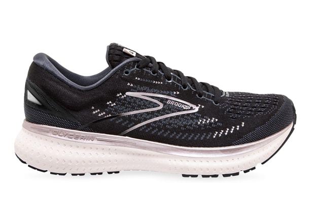 black ombre metallic womens brooks glycerin 19 running walking support shoes