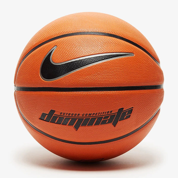 nike dominate basketball basketballs amber black orange entertainment fun fitness sport
